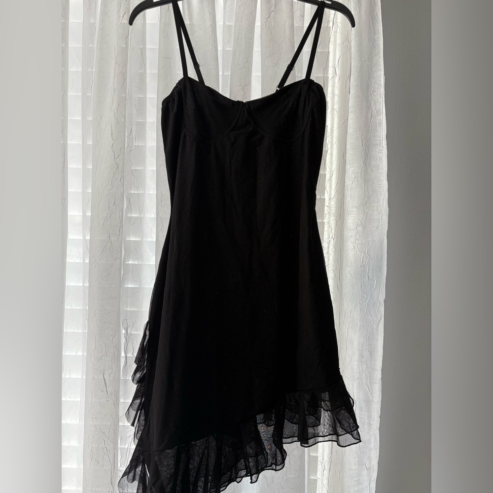Sparkley Black Mini Dress NEW